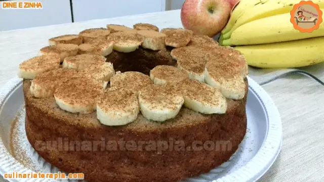 Bolo Caseiro Integral Sem Açúcar e Sem Leite
