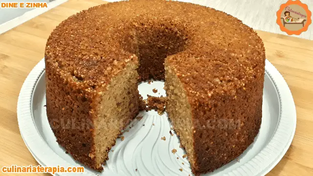 Bolo Incrível Sem Açúcar Sem Farinha de Trigo e Sem Leite BOLO DE FLOCÃO DE MILHO