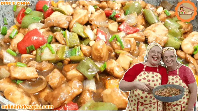 Frango Xadrez Super Suculento O Melhor do Mundo Original Chinês