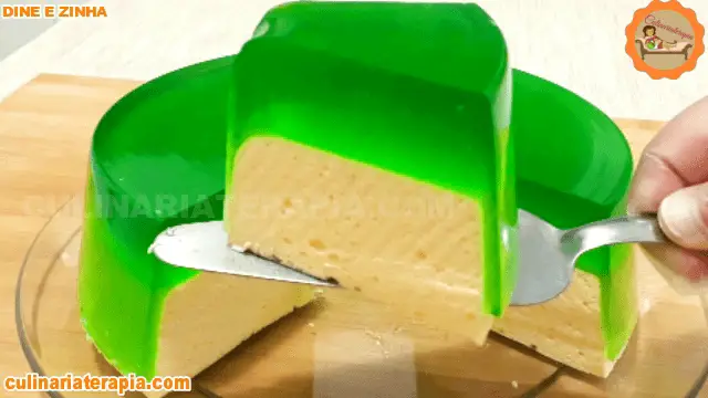 INCRÍVEL SOBREMESA SÓ 2 INGREDIENTES, GELATINA RECHEADA, IMPOSSÍVEL COMER SÓ UM PEDAÇO